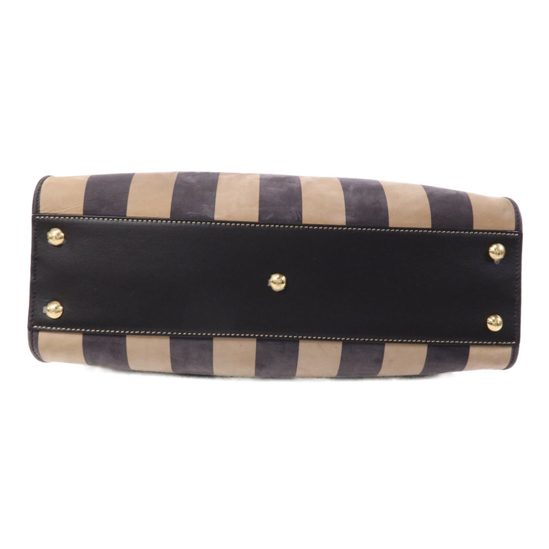 FENDI 皮革Peekaboo Iconic Medium金扣手挽肩背兩用袋-3