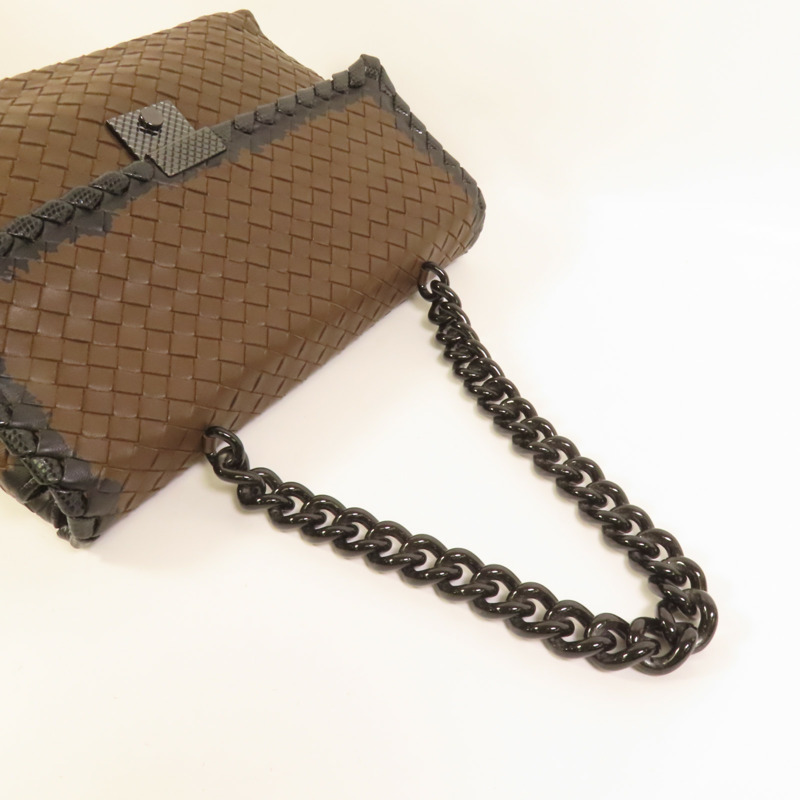 BOTTEGA VENETA 牛皮皮革Shoulder Bag肩背袋-5