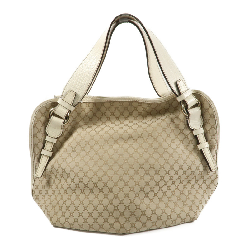 CELINE 帆布/牛皮皮革Bitter Sweet金扣手挽袋-1