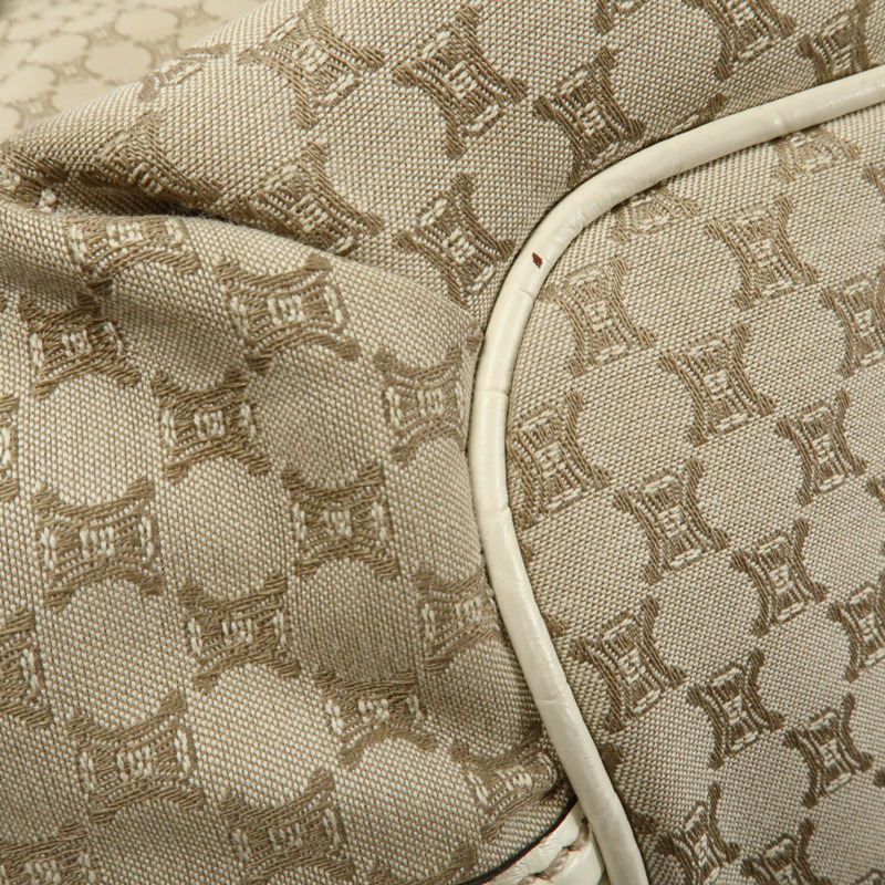 CELINE 帆布/牛皮皮革Bitter Sweet金扣手挽袋-8