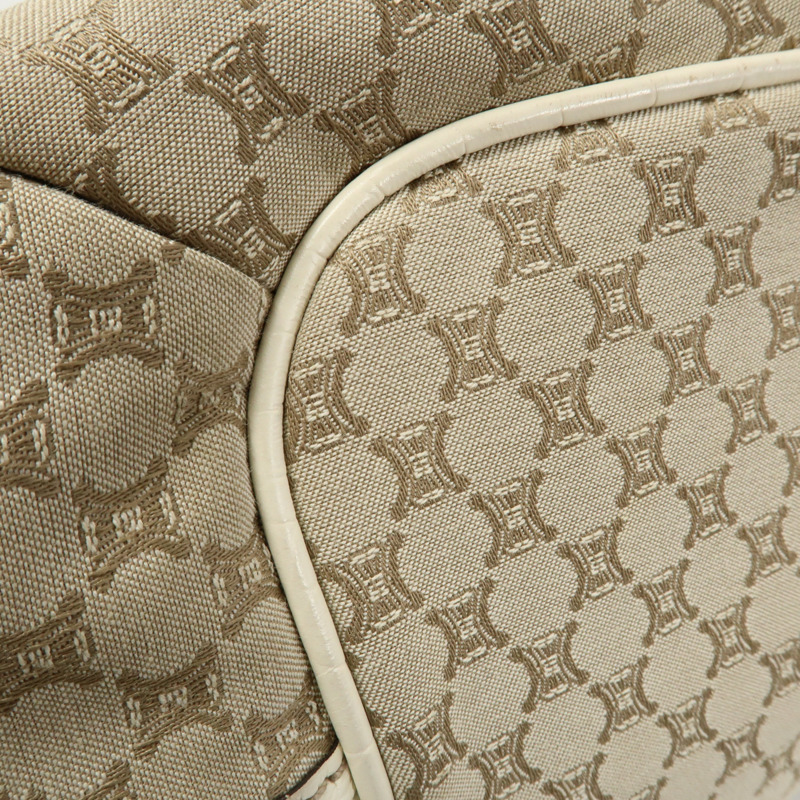 CELINE 帆布/牛皮皮革Bitter Sweet金扣手挽袋-9