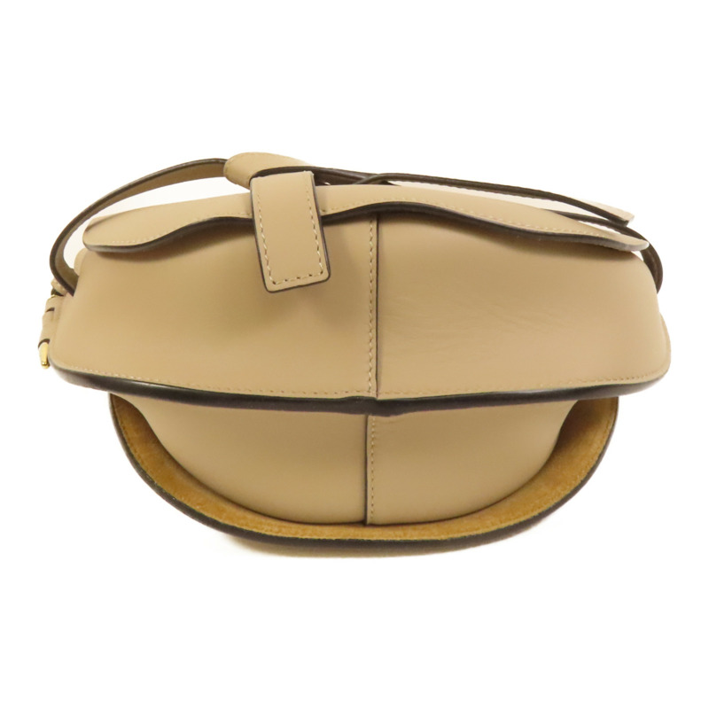 LOEWE 牛皮皮革Small Gate Bag金扣肩背袋-3