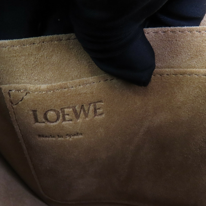 LOEWE 牛皮皮革Small Gate Bag金扣肩背袋-8