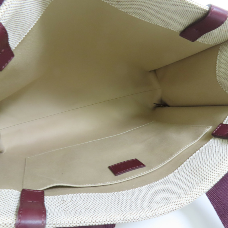 Chloe 帆布Woody Tote Medium肩背袋-6