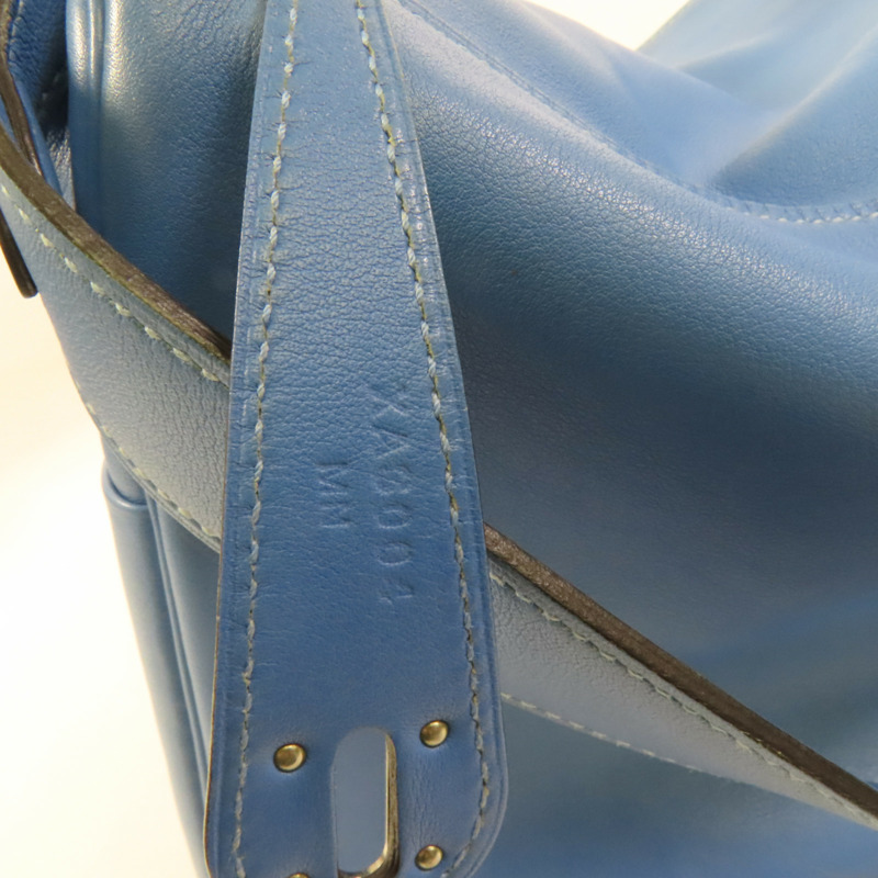 HERMES Swift皮革Lindy 26銀扣手挽肩背兩用袋Bleu Pardis-8