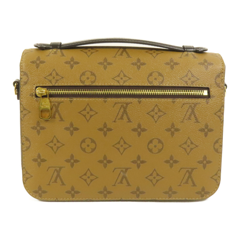 LOUIS VUITTON Monogram Reverse Pochette Metis金扣手挽肩背兩用袋-1