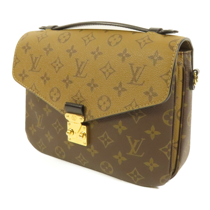 LOUIS VUITTON Monogram Reverse Pochette Metis金扣手挽肩背兩用袋-2
