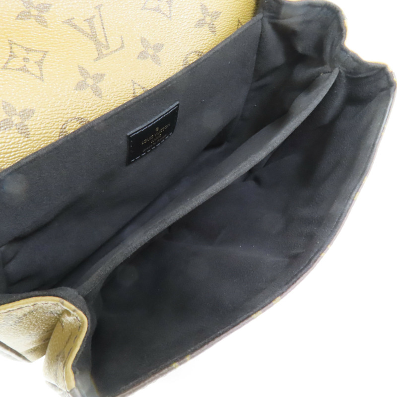 LOUIS VUITTON Monogram Reverse Pochette Metis金扣手挽肩背兩用袋-4