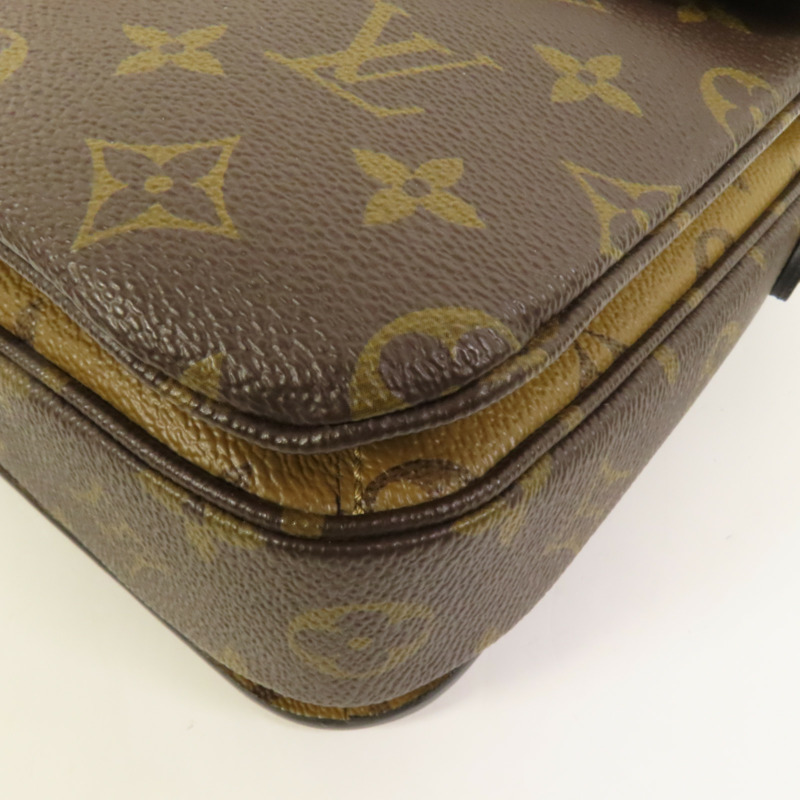 LOUIS VUITTON Monogram Reverse Pochette Metis金扣手挽肩背兩用袋-12