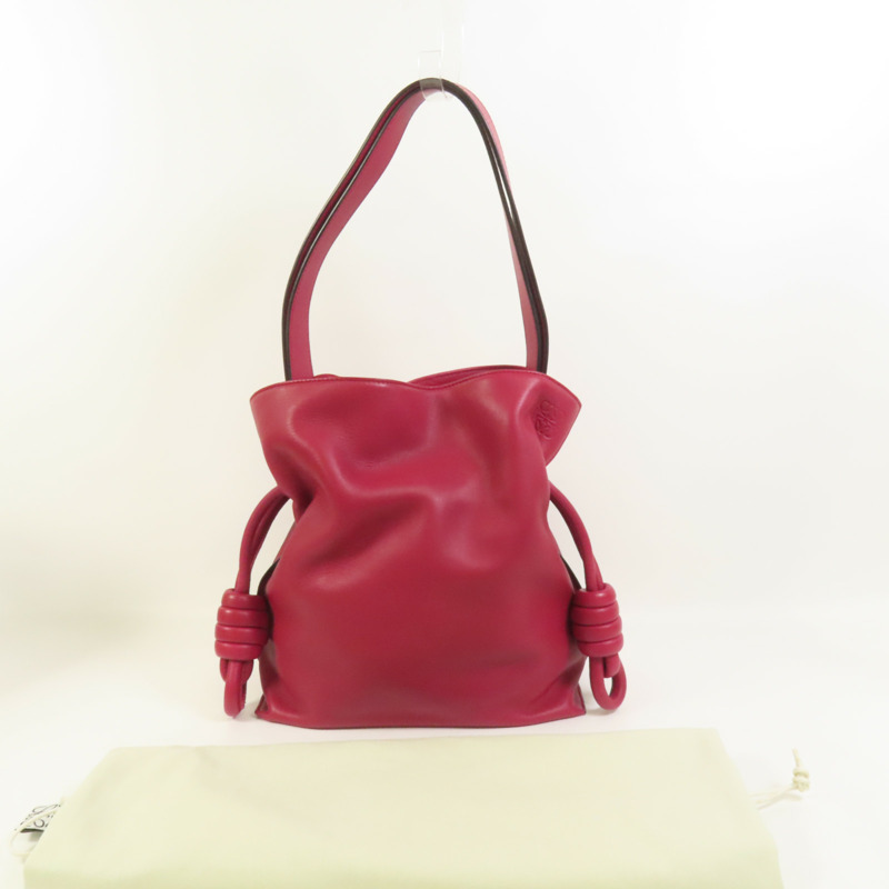 LOEWE 皮革Flamenco Knot肩背袋-9