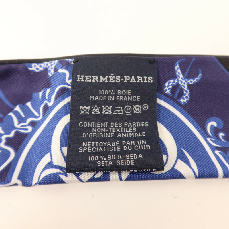 HERMES 絲質Twilly絲巾-6