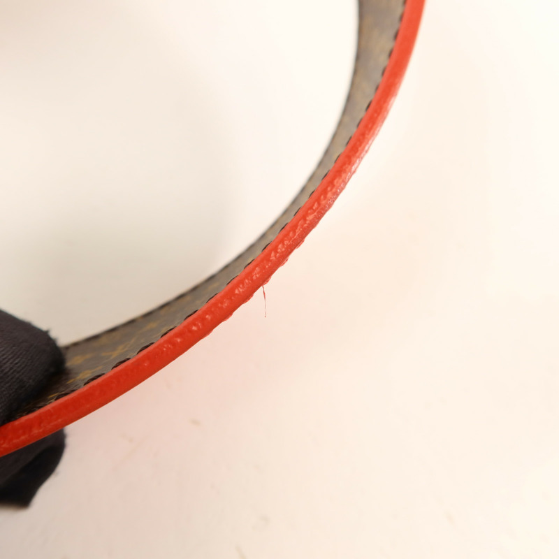 LOUIS VUITTON Epi Belt金扣皮帶-8