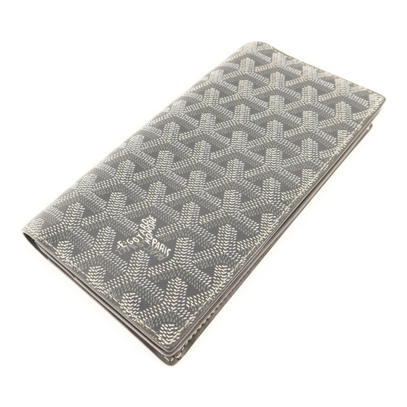 GOYARD 塗層帆布Long Bifold Wallet銀扣長錢包-2