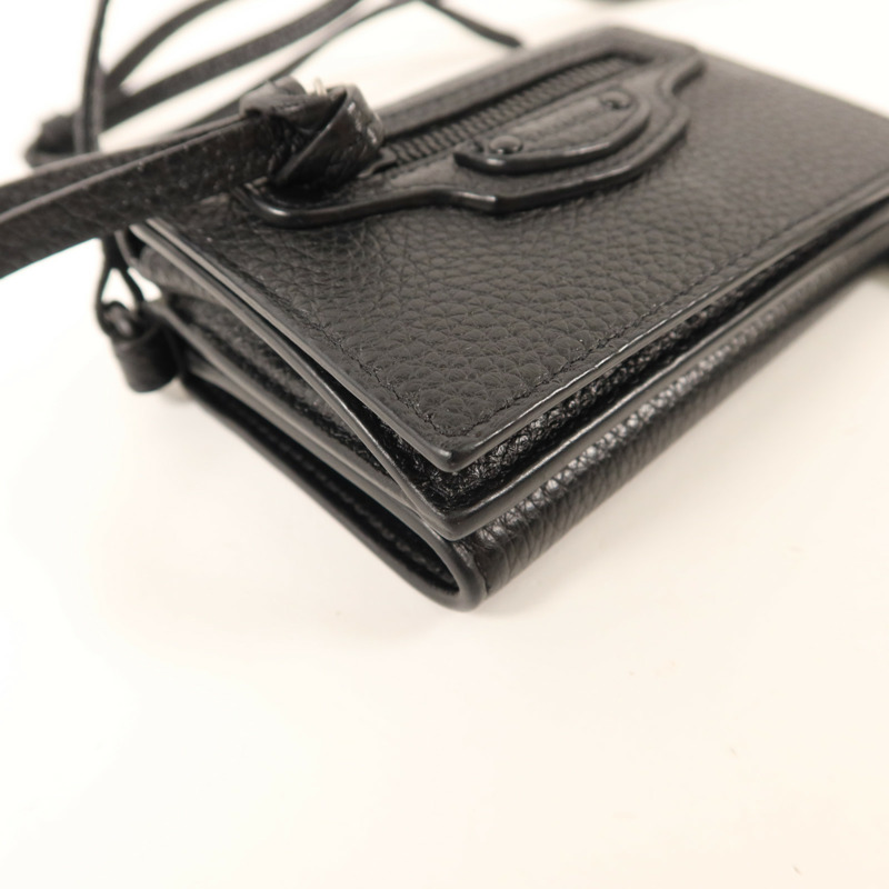 BALENCIAGA 牛皮皮革Mini Neo Classic Wallet Bag肩背袋-12