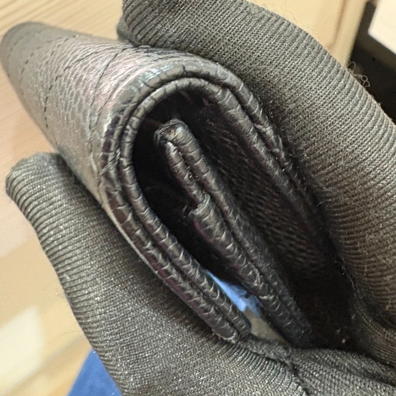 CHANEL 魚子醬牛皮黑金卡片夾-10