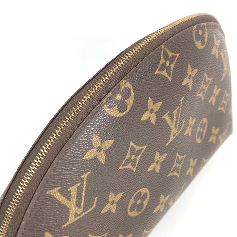 路易威登 M47520 Monogram Trousse Demi Ronde 化妝包 旅行多功能化妝帆布女士棕色-2