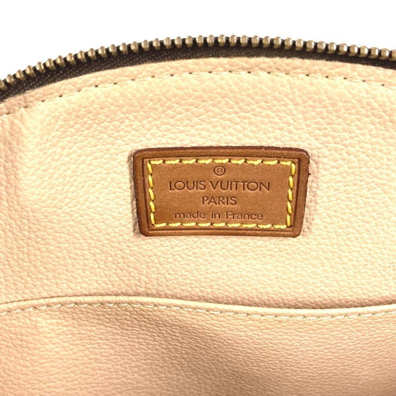 路易威登 M47520 Monogram Trousse Demi Ronde 化妝包 旅行多功能化妝帆布女士棕色-10