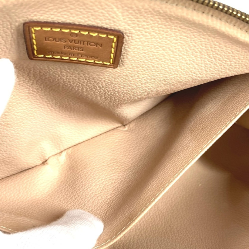 路易威登 M47520 Monogram Trousse Demi Ronde 化妝包 旅行多功能化妝帆布女士棕色-11