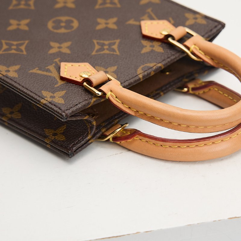 二手Lv mini 新款琴譜包/老花 晶片款-7