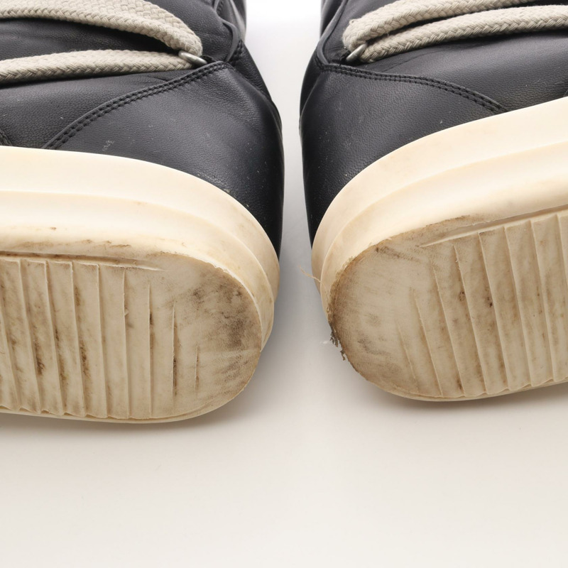 Rick Owens Jumbo 羽絨靴,黑色真皮,#40,二手男款-6