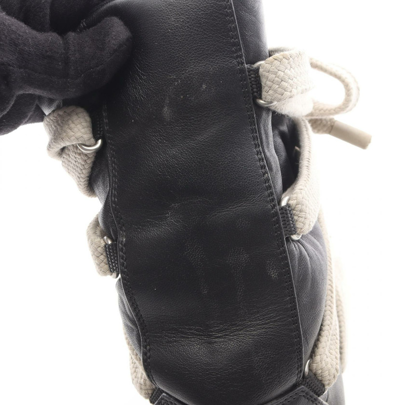 Rick Owens Jumbo 羽絨靴,黑色真皮,#40,二手男款-7