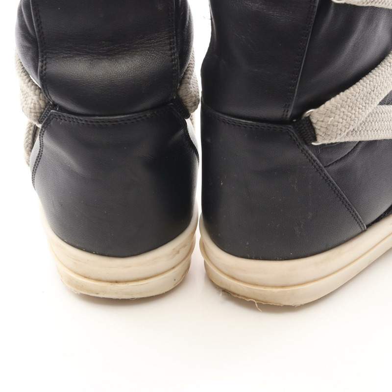 Rick Owens Jumbo 羽絨靴,黑色真皮,#40,二手男款-8