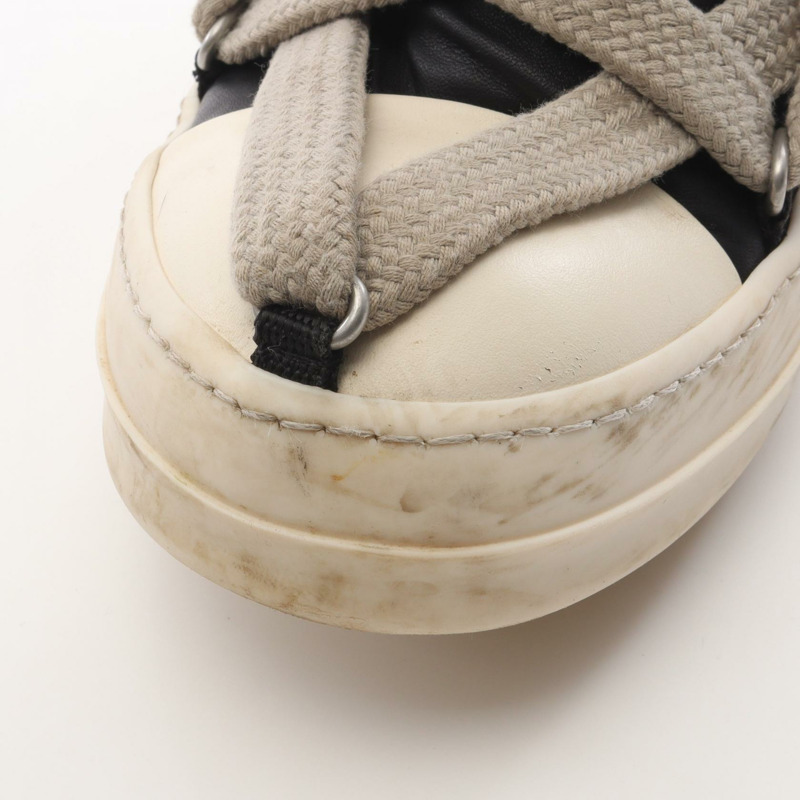 Rick Owens Jumbo 羽絨靴,黑色真皮,#40,二手男款-9