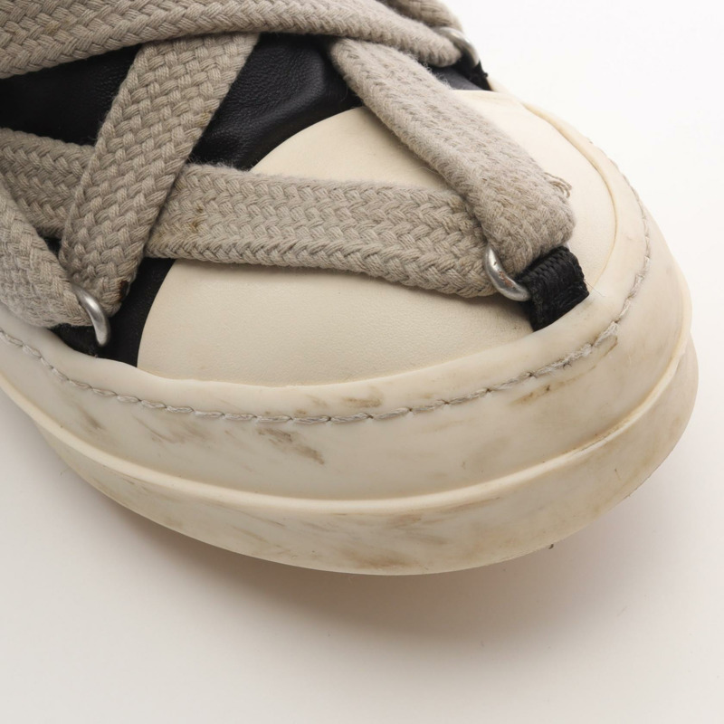 Rick Owens Jumbo 羽絨靴,黑色真皮,#40,二手男款-10