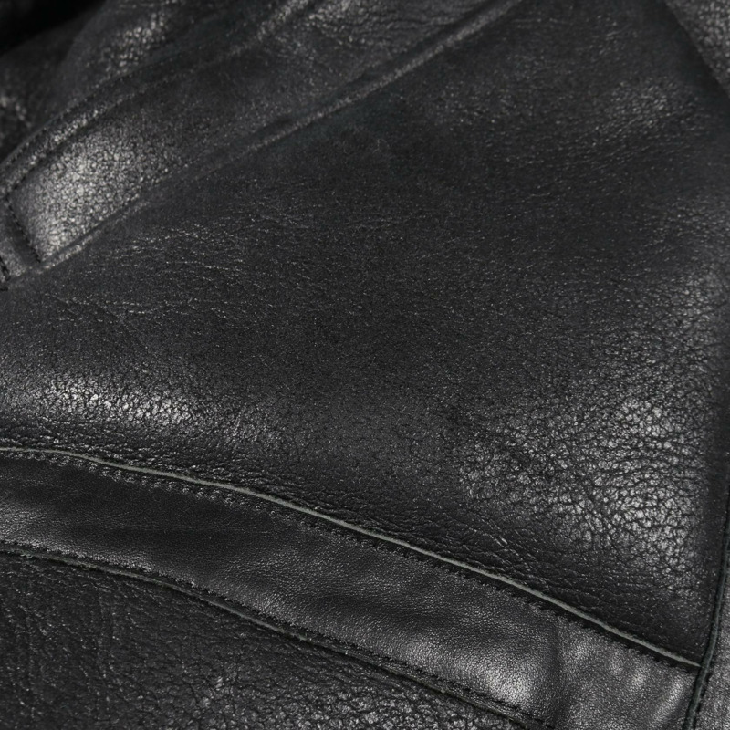 ACNE STUDIOS Ian Shearling 皮革外套 Jean Mouton 黑色 二手 男款-5