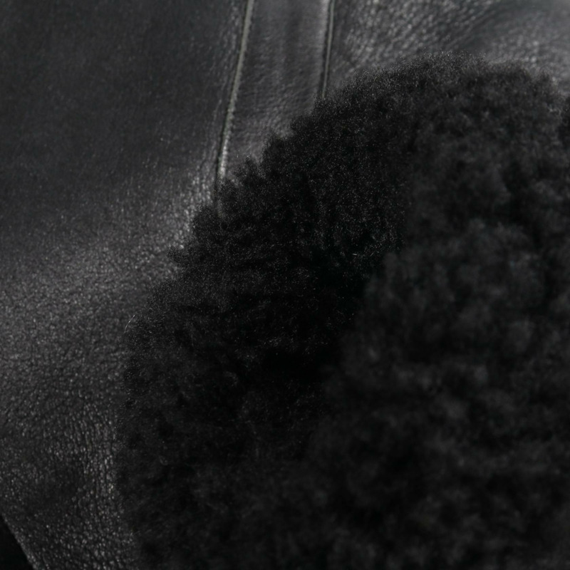 ACNE STUDIOS Ian Shearling 皮革外套 Jean Mouton 黑色 二手 男款-8