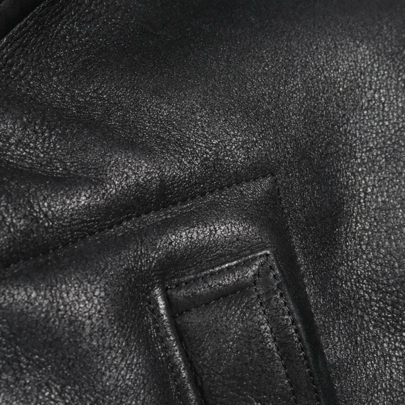 ACNE STUDIOS Ian Shearling 皮革外套 Jean Mouton 黑色 二手 男款-10