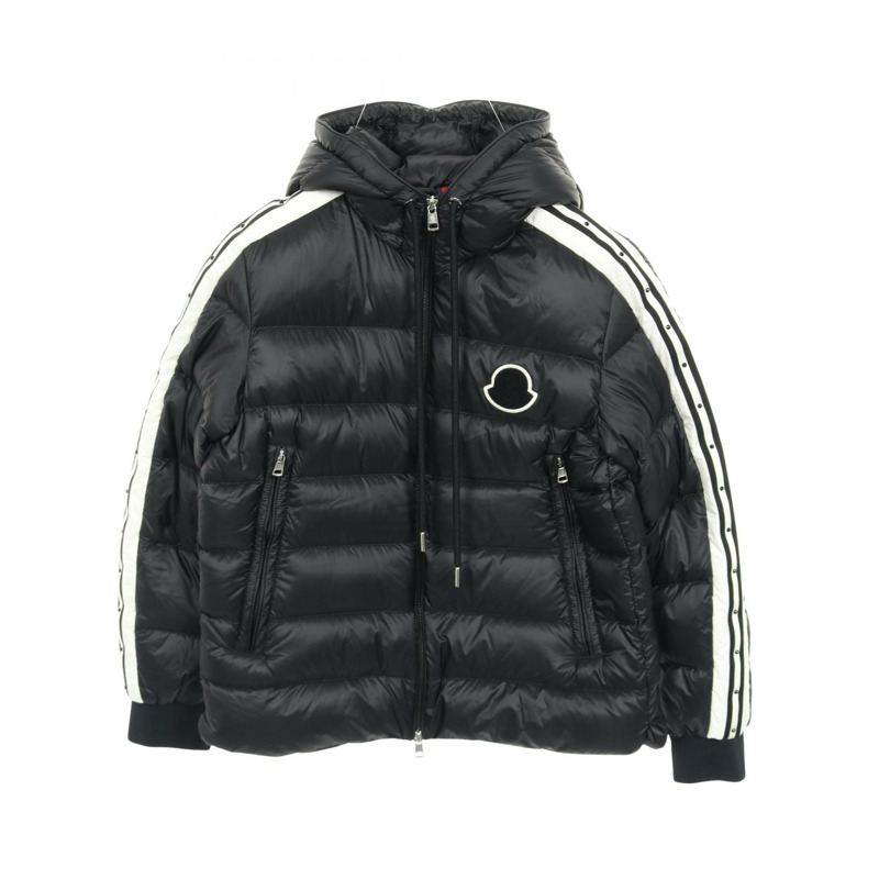 MONCLER STELLAIRE 男士黑色尼龍羽絨外套(二手)-0