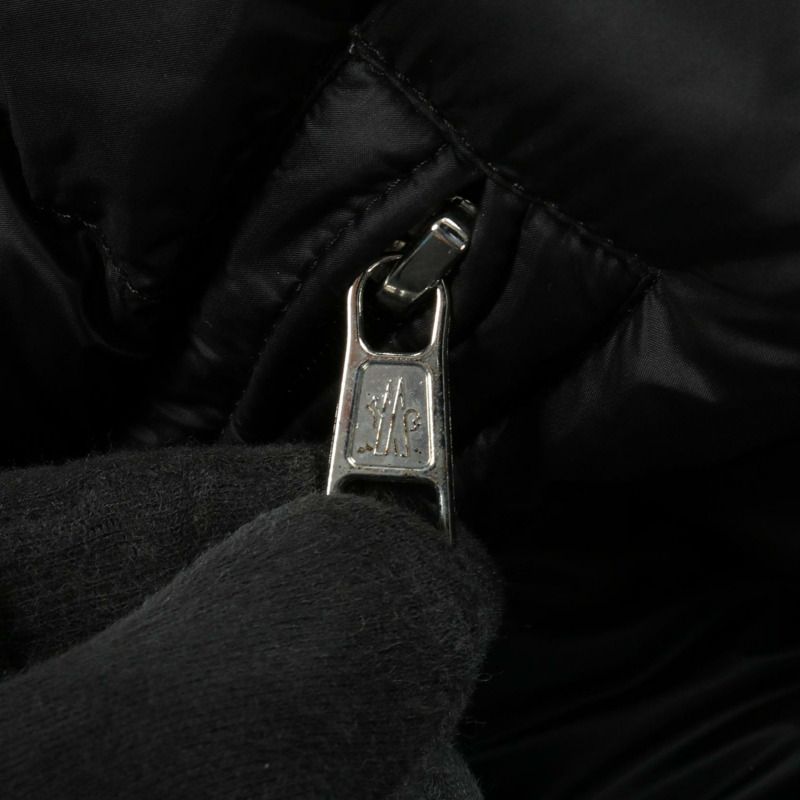 MONCLER STELLAIRE 男士黑色尼龍羽絨外套(二手)-6