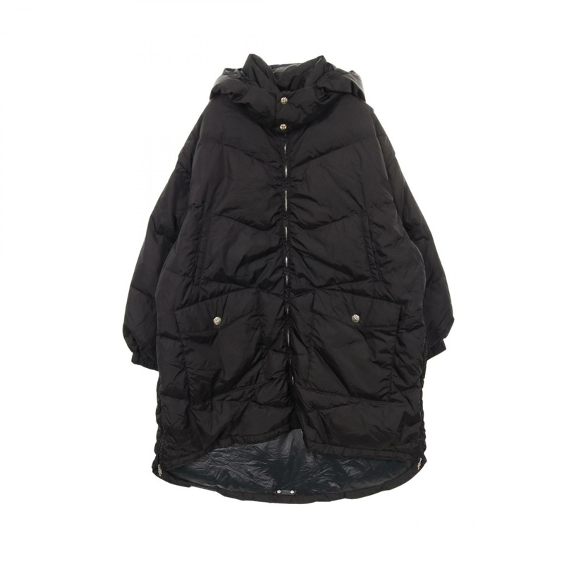 鉻心牌男士黑色尼龍羽絨外套(二手)-0