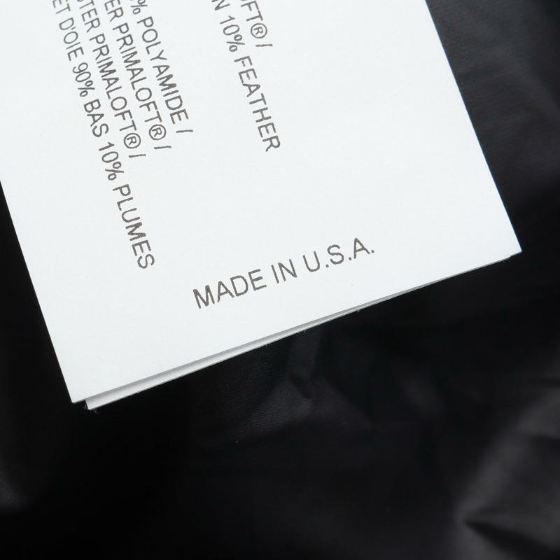 鉻心牌男士黑色尼龍羽絨外套(二手)-5