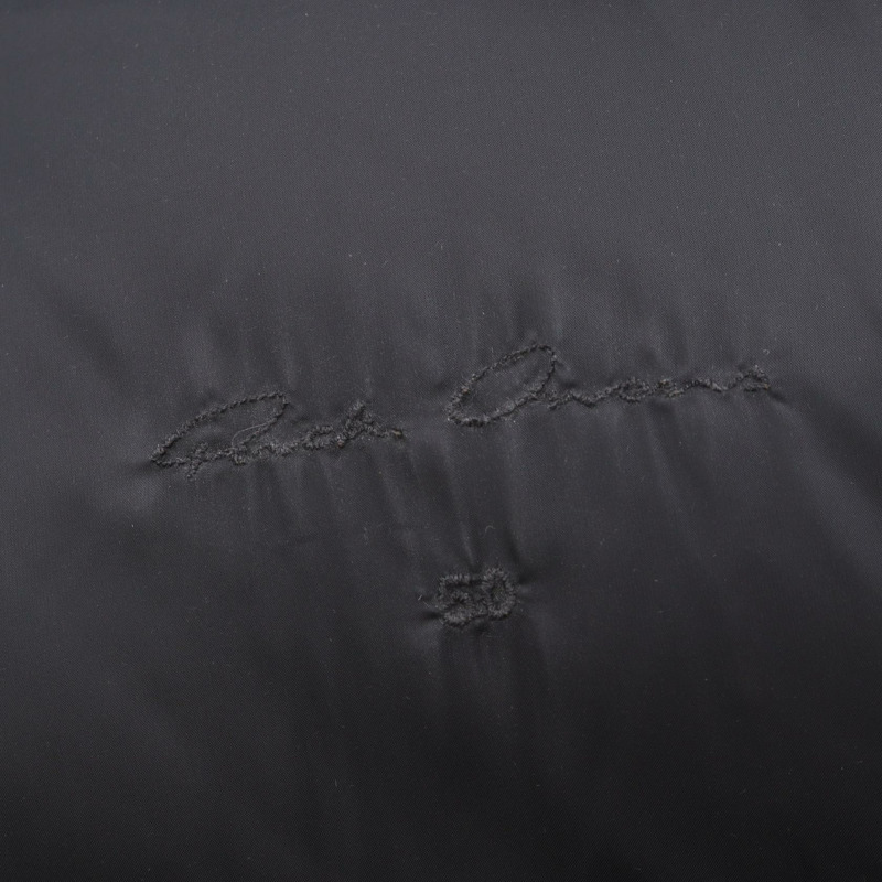 Rick Owens 男款黑色尼龍羽絨外套(二手)-2