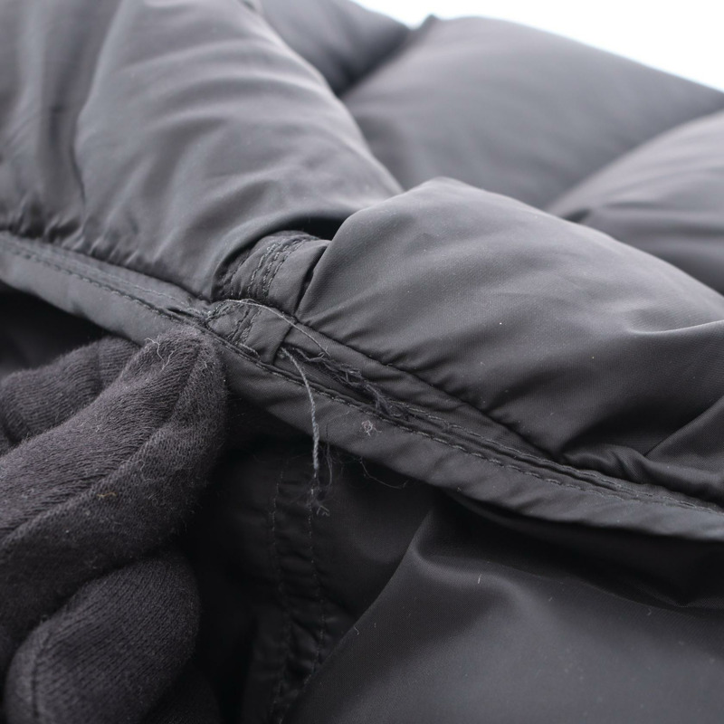 Rick Owens 男款黑色尼龍羽絨外套(二手)-5