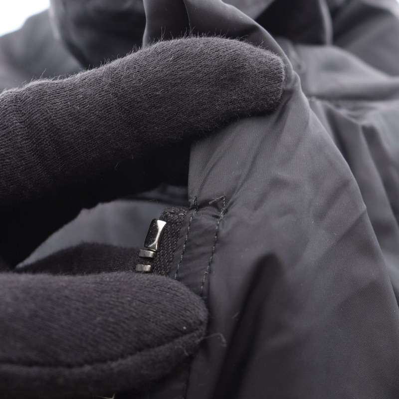 Rick Owens 男款黑色尼龍羽絨外套(二手)-6