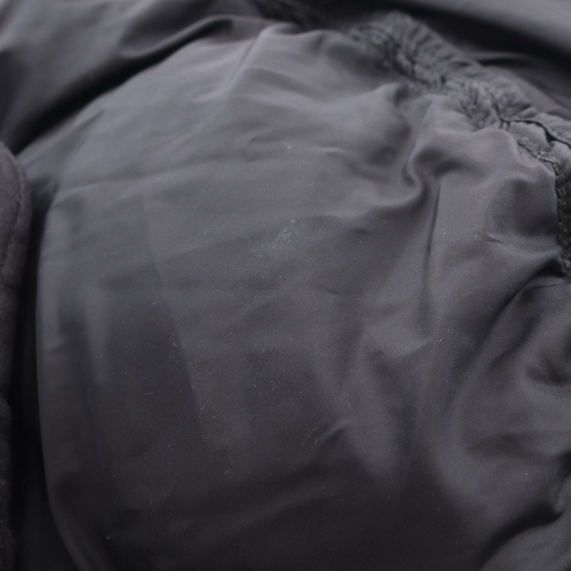 Rick Owens 男款黑色尼龍羽絨外套(二手)-7