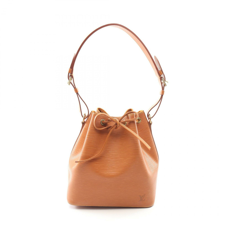 路易威登 Petit Noe 肩背包 M44108 Epi 皮革棕色 Cipango 金色二手-0