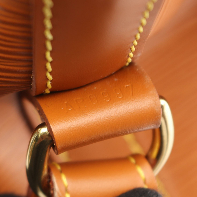 路易威登 Petit Noe 肩背包 M44108 Epi 皮革棕色 Cipango 金色二手-4