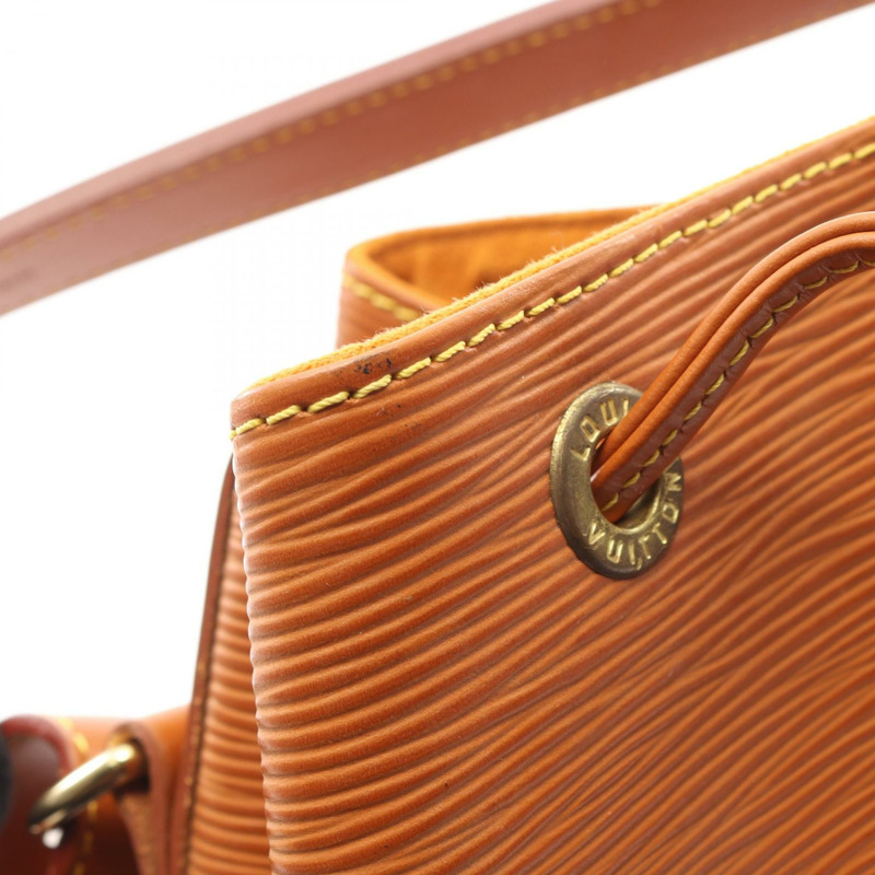 路易威登 Petit Noe 肩背包 M44108 Epi 皮革棕色 Cipango 金色二手-7