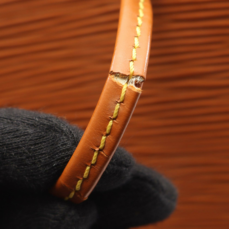 路易威登 Petit Noe 肩背包 M44108 Epi 皮革棕色 Cipango 金色二手-8