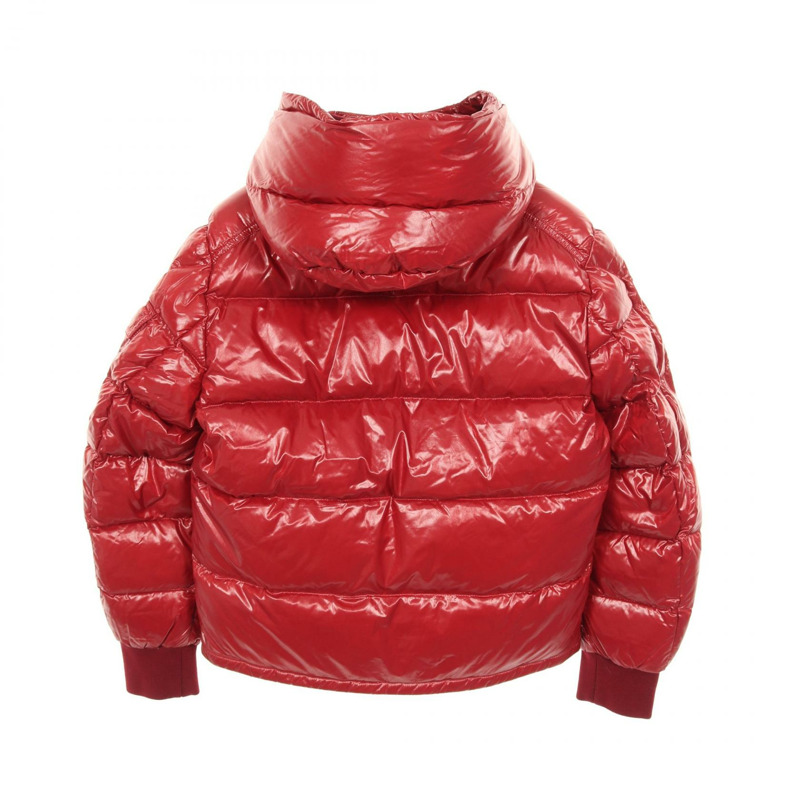 MONCLER MALJASSET 男士紅色尼龍羽絨外套(二手)-1