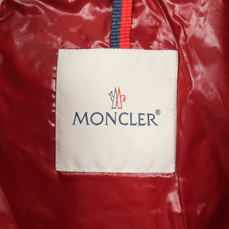 MONCLER MALJASSET 男士紅色尼龍羽絨外套(二手)-2