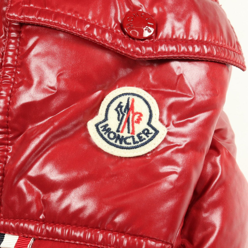 MONCLER MALJASSET 男士紅色尼龍羽絨外套(二手)-5