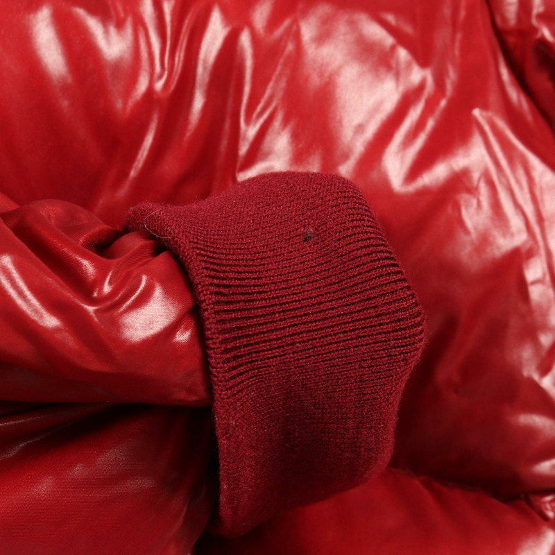 MONCLER MALJASSET 男士紅色尼龍羽絨外套(二手)-6