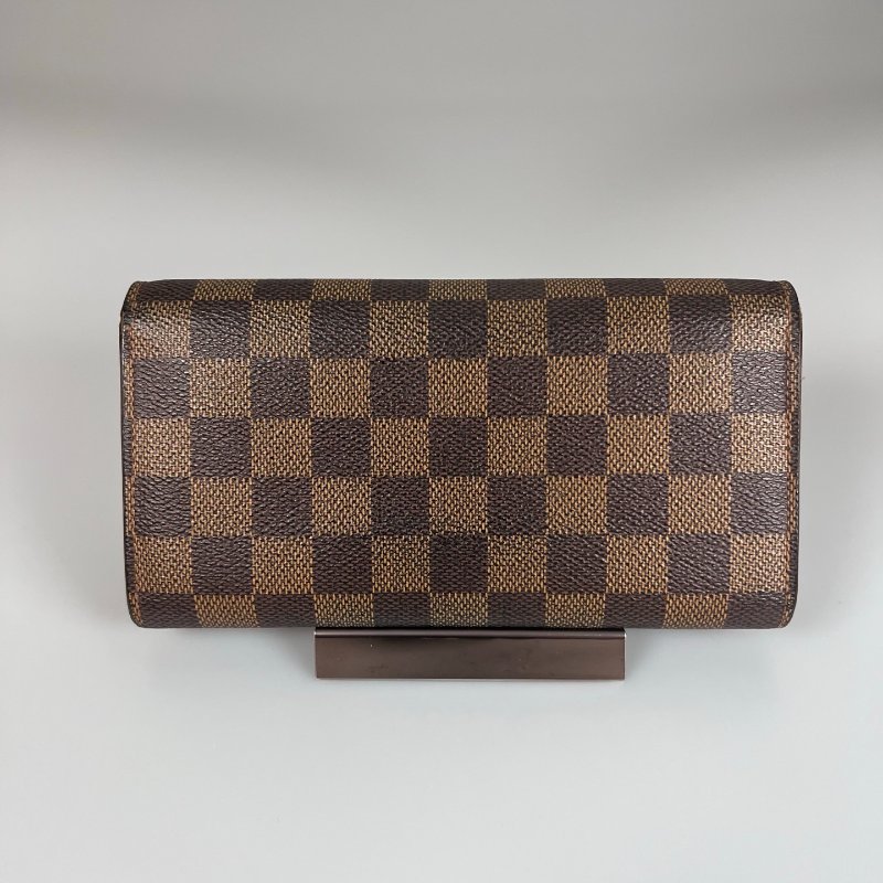 LV N61725 棋盤格掀蓋長夾-1