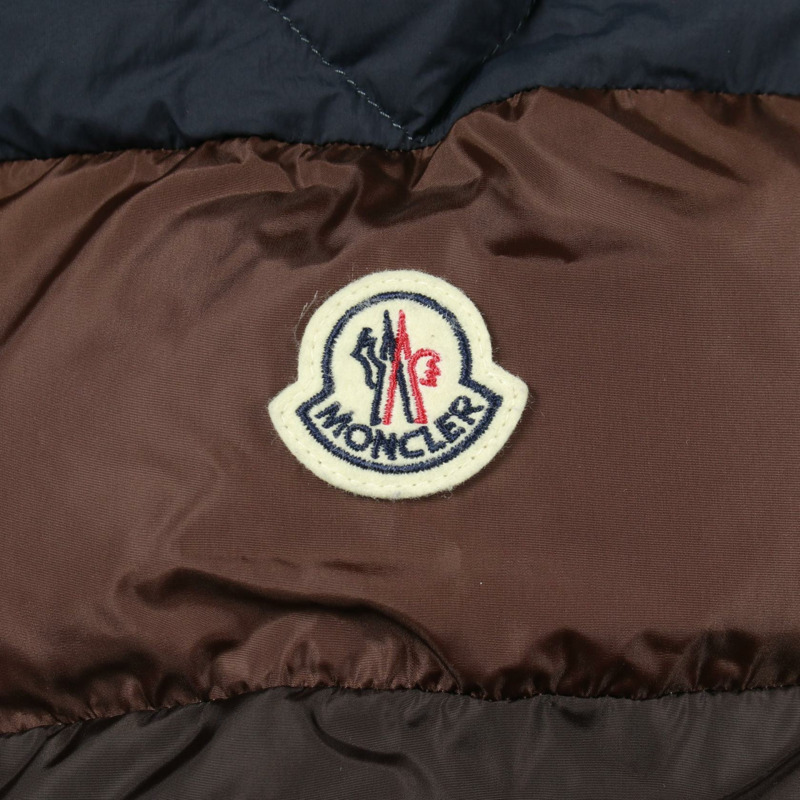 MONCLER ENZIAN 羽絨服,附帽,尼龍材質,海軍藍,1號,二手男款-5