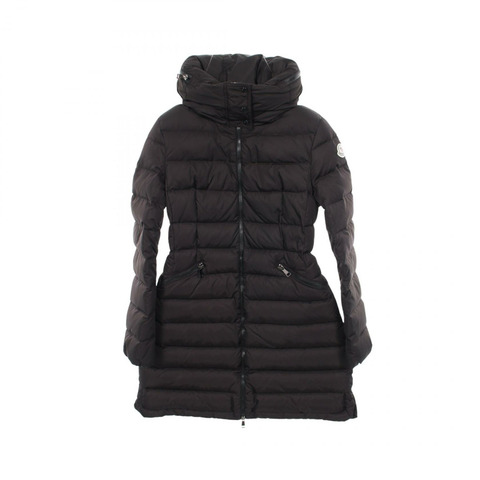 MONCLER FLAMMETTE 羽絨外套 #0 連帽衫 4993105 尼龍 黑色 二手 女款